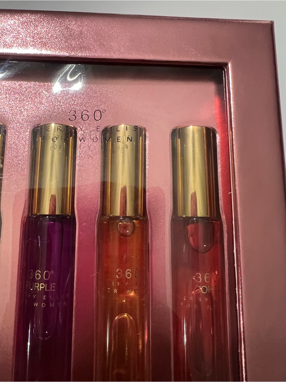 Perry Ellis 360° Women Roller Trio - Purple, Orange, Red